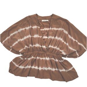 MUSTARD SEED Tie Dye Blouse Small